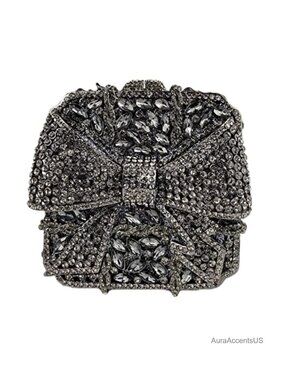 Crystal Box Clutch Glitter Evening Bag Rhinestone Handbag Clutch Purses Party